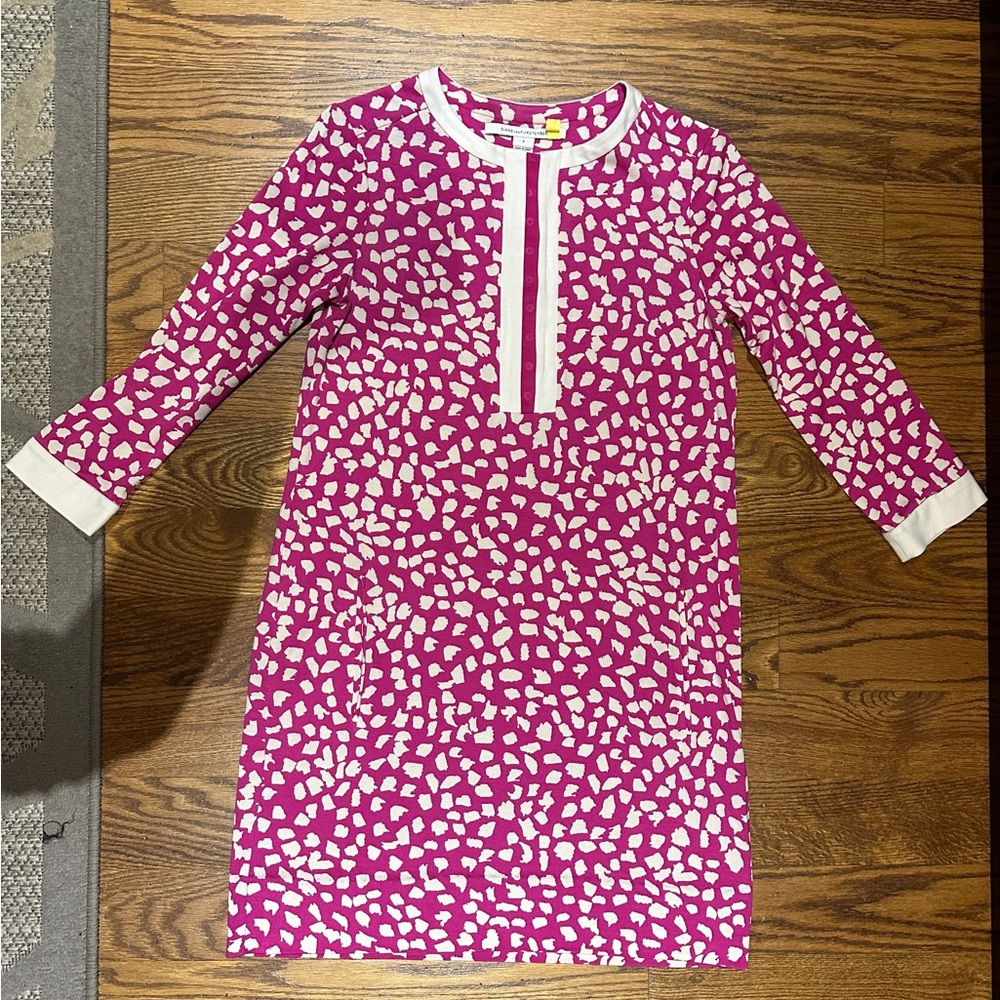 Diane Von Furstenberg Pink and White Women’s Dress